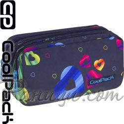 Cool Pack Primus Несесер с три ципа Rainbow Hearts 80856